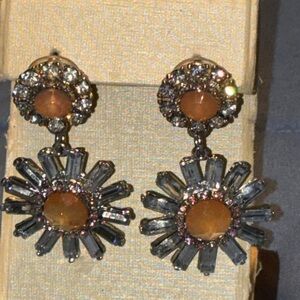 Elegant Gold and Silver Earrings